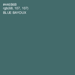 #446B6B - Blue Bayoux Color Image